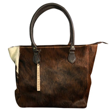 Load image into Gallery viewer, Tumbleweed Natural Cowhide Tote