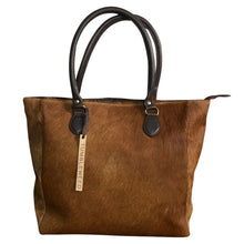 Load image into Gallery viewer, Tumbleweed Natural Cowhide Tote