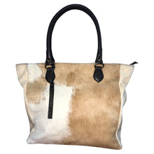 Load image into Gallery viewer, Tumbleweed Natural Cowhide Tote