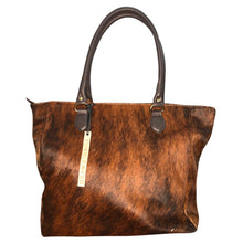 Load image into Gallery viewer, Tumbleweed Natural Cowhide Tote