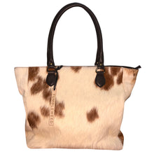 Load image into Gallery viewer, Tumbleweed Natural Cowhide Tote