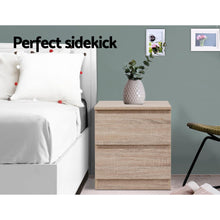 Load image into Gallery viewer, Artiss Bedside Tables Drawers Side Table Bedroom Furniture Nightstand Wood Lamp