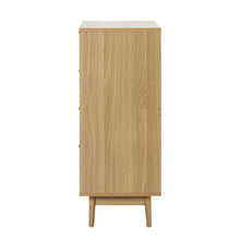 Load image into Gallery viewer, Artiss 4 Chest of Drawers Rattan Tallboy Cabinet Bedroom Clothes Storage Wood