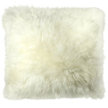 Load image into Gallery viewer, Natural Sheepskin Pillow 16"x16"