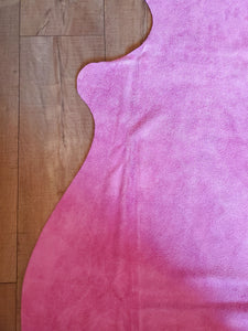Natural Suede Rug Pink 1.50 x 2.00 m