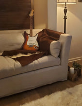 Load image into Gallery viewer, Natural Cowhide Throw Mocha &amp; Ivory 2' 4" X 5'